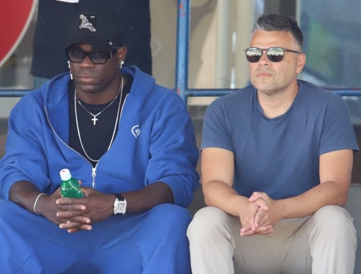 Paolo Mancuso con Mario Balotelli