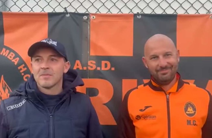 VIDEO RIVASAMBA-PIETRA LIGURE Intervista doppia Corrado vs Moraglia