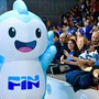 La nuova mascotte FIN Liguria alle Final Four di Coppa Italia