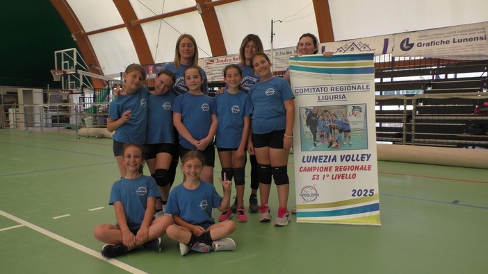 Pallavolo - Lunezia campione regionale ligure di Minivolley Pallavolo - Lunezia campione regionale ligure di Minivolley