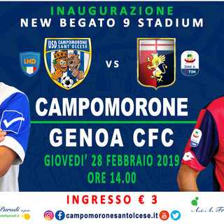 28 febbraio: inaugurazione del “New Begato 9 Stadium”