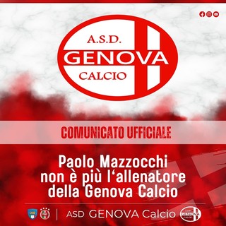GENOVA CALCIO Esonerato Mazzocchi
