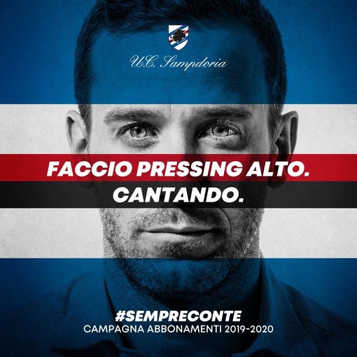 MORENO MENEGATTI Dalla campagna abbonamenti della Samp al Ketzmaja