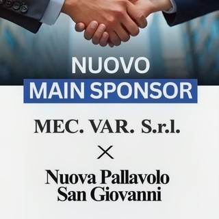 NUOVA PALLAVOLO SAN GIOVANNI Mec. Var. srl nuovo main &amp; title sponsor!
