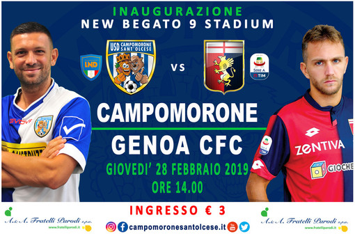 28 febbraio: inaugurazione del “New Begato 9 Stadium”