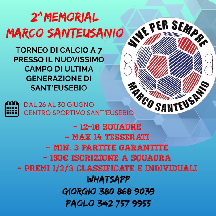 2° MEMORIAL MARCO SANTEUSANIO