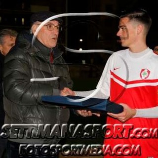 Flavio Malatesta con la fascia di capitano del Moconesi