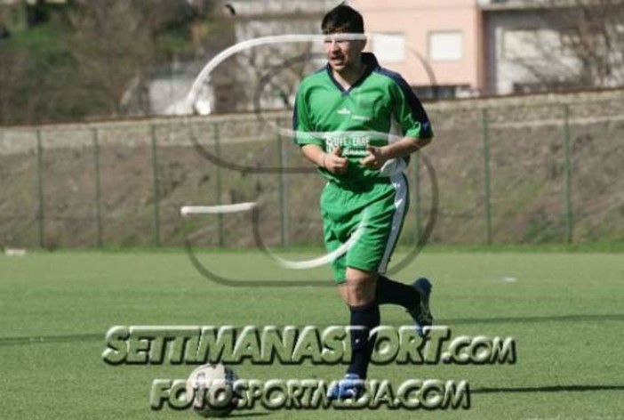 Un giovane Matteo nel 2012 in un Campese-Pro Recco