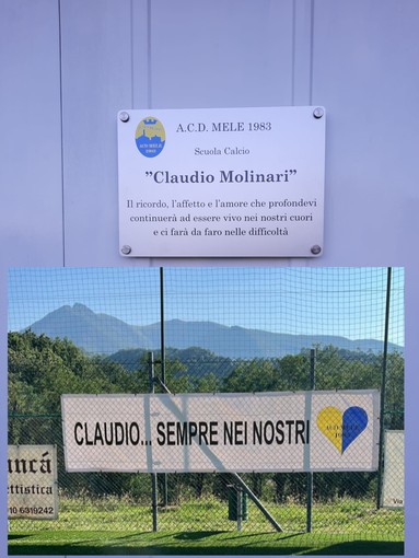 MELE Una targa per ricordare Claudio Molinari