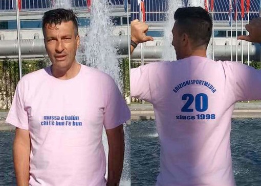LA FOTO - Luca Marzano esporta il nostro marchio