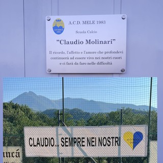 MELE Una targa per ricordare Claudio Molinari