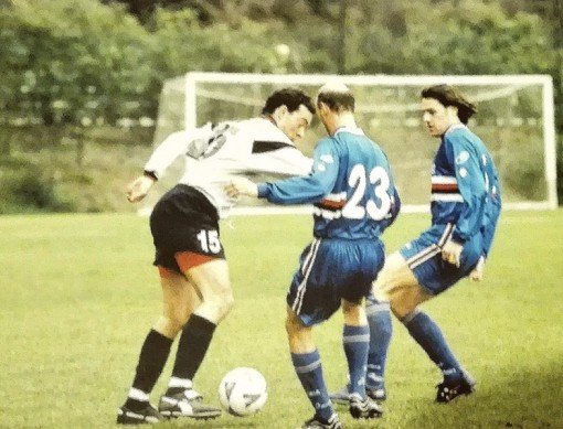 Paolo Migliardo contro Attilio Lombardo qualche anno fa...