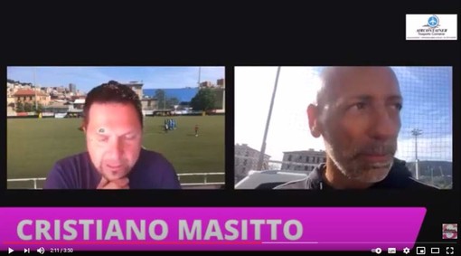 VIDEO/CRISTIANO MASITTO dopo Sestri Levante-Lavagnese: &quot;Se ci sentiamo troppo bravi, ci puniscono subito&quot;