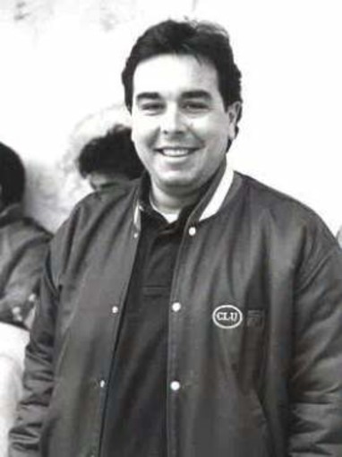 Un giovanissimo Alessandro Mercurio ds del Cus Genova a fine anni 90