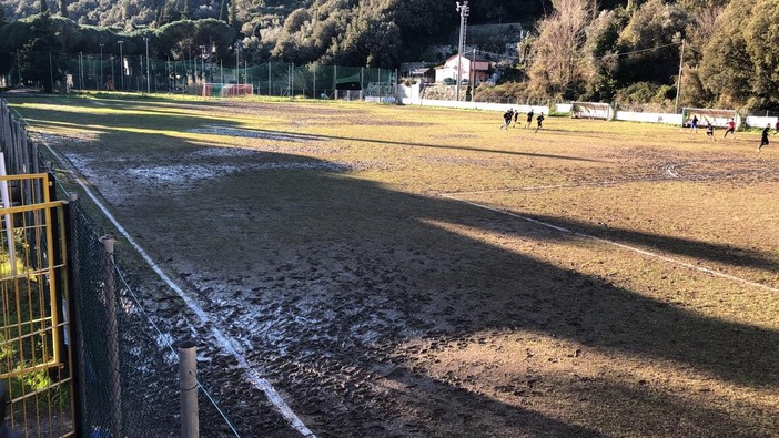 VIDEO Moneglia-Merello rinviata: le condizioni del campo di Deiva Marina