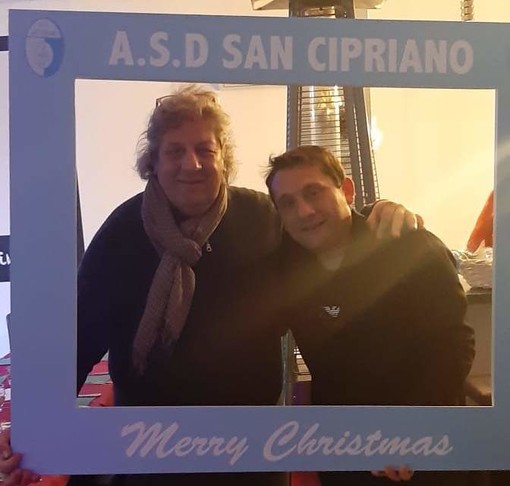 VIDEO La festa di Natale del San Cipriano, gli auguri di Cristiano Rossetti