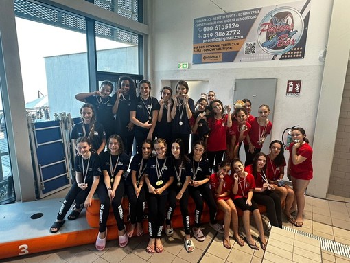 Nuoto - Alla grande le ragazze del Lerici Sport al Propaganda di Voltri