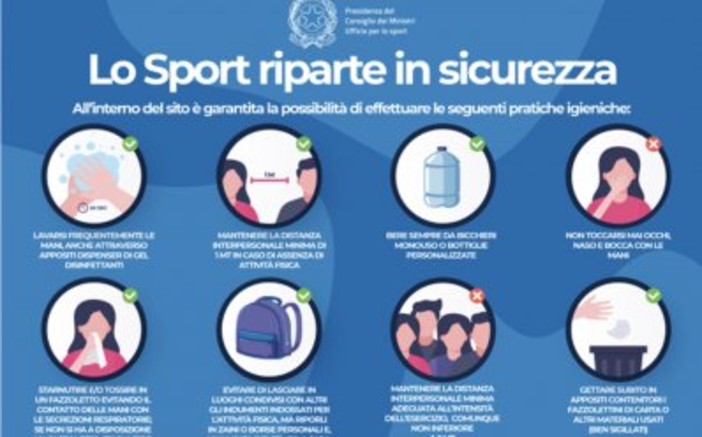 Ripresa delle attività sportive, tra Linee-guida e Protocolli