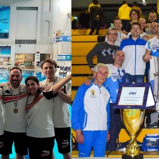 I Master della Nuotatori Genovesi vincono lo Scudetto dei Tuffi e il Campionato Regionale di Nuoto