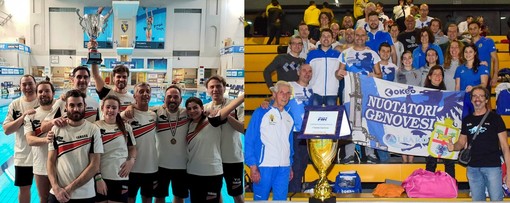 I Master della Nuotatori Genovesi vincono lo Scudetto dei Tuffi e il Campionato Regionale di Nuoto