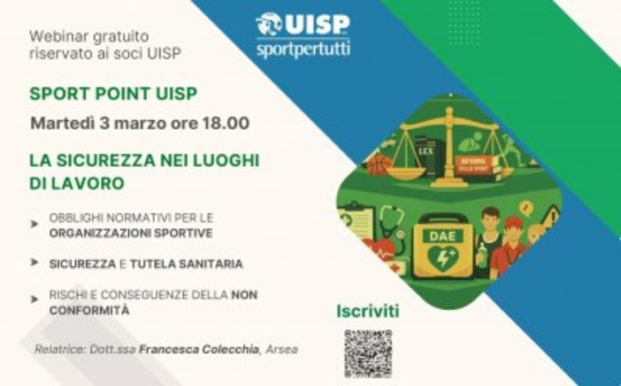 OGGI nuovo appuntamento con Sport Point