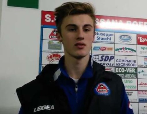 VIDEO - Alessandro Novaresi del Molassana dopo il 2-0 sulla Tarros. &quot;Ho segnato 3 gol in 2 giorni&quot;