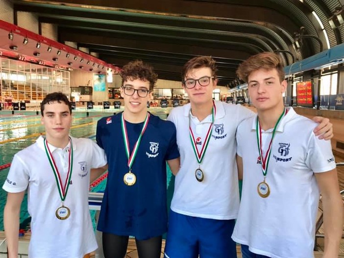 Genova Nuoto-My Sport vince la classifica dei Regionali Staffette