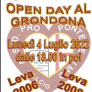 PRO PONTEDECIMO Partono gli Open Day