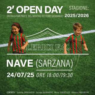 Calcio - Open Day del Lerici che intanto rafforza la 1.a squadra