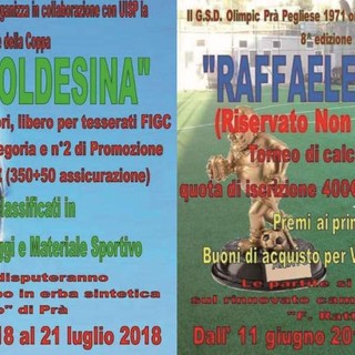 I tornei dell'Olimpic Pra' Pegliese: al via il Coldesina e il Pastore