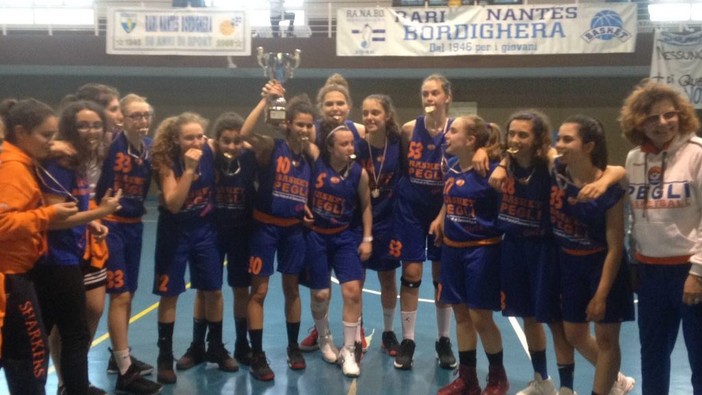 Under 14 femminile del Basket Pegli promossa alle finali nazionali