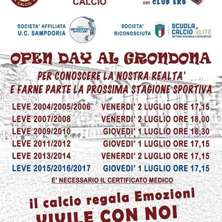 PRO PONTEDECIMO Open day al Grondona