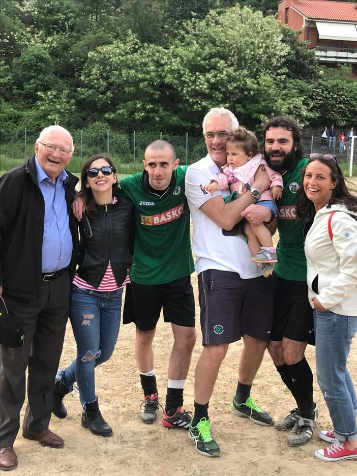 Uno dei giorni più belli della sua vita da tifoso: la promozione del Baiardo in eccellenza