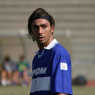 Gianluca Piazza quando giocava a Busalla