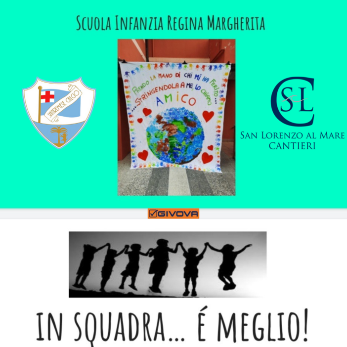 La Sanremese “scende in campo” con la scuola dell’infanzia Regina Margherita