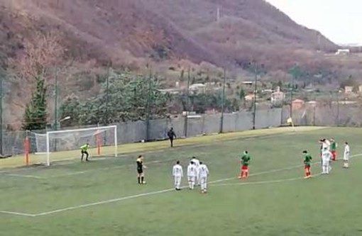 VIDEO - Borgoratti-Voltri 2-1, il rigore di Pietranera