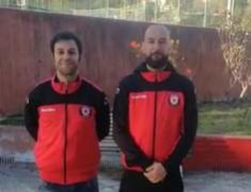 Davide Poggi, a destra, con Pecoraro