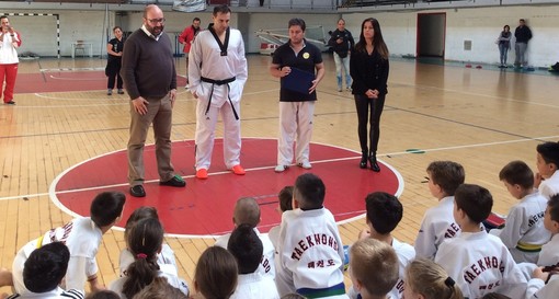 L’olimpionico Molfetta ospite della Lanterna Taekwondo Genova