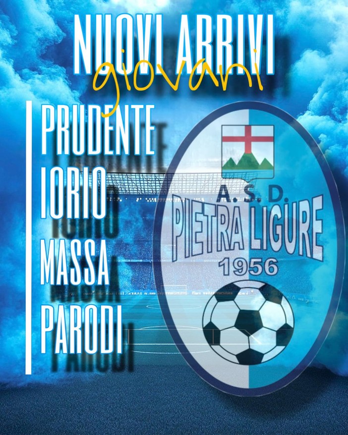 PIETRA LIGURE In arrivo 4 nuovi giovani