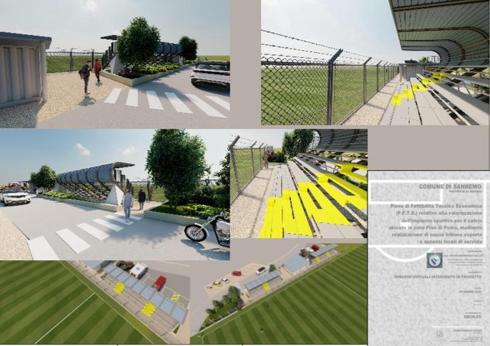 Nuovo progetto per l’impianto sportivo di Pian di Poma: la proposta della Virtus Sanremese. Nuovo progetto per l’impianto sportivo di Pian di Poma: la proposta della Virtus Sanremese.