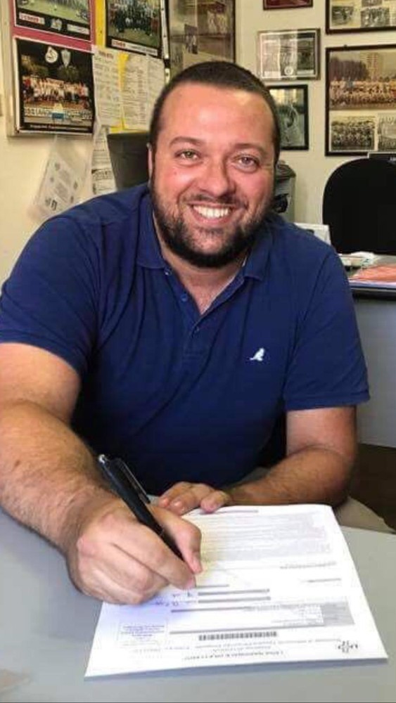 Gabriele Piegari saluta la Rapid Nozarego Gabriele Piegari saluta la Rapid Nozarego