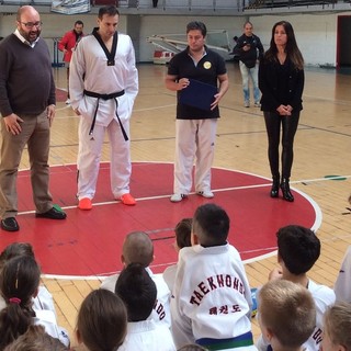 L’olimpionico Molfetta ospite della Lanterna Taekwondo Genova