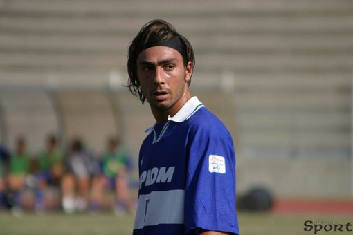 Gianluca Piazza quando giocava a Busalla
