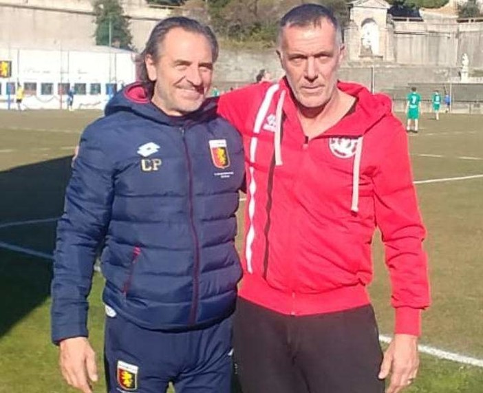 LA FOTO - Mauro Pedemonte e Cesare Prandelli