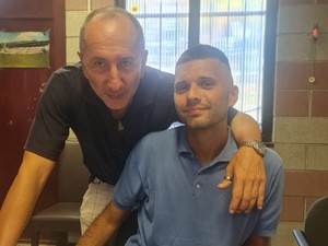 Simone Ameri con Queirolo