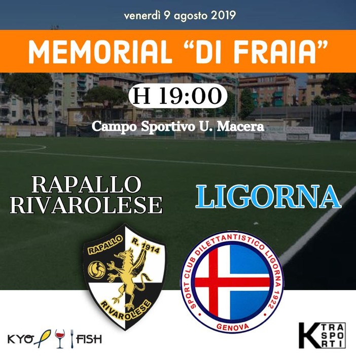 Venerdi 9 al Macera il Memorial Di Fraia