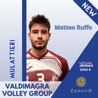 Pallavolo - Matteo Ruffo il centrale che la Zephyr Mulattieri Valdimagra cercava