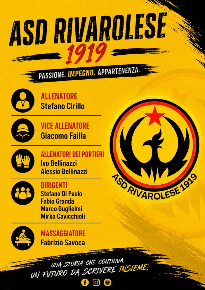 RIVAROLESE La conferma dello staff tecnico e dirigenziale RIVAROLESE La conferma dello staff tecnico e dirigenziale