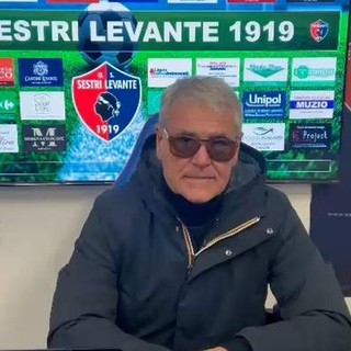 VIDEO/SESTRI LEVANTE-DERTHONA Intervista a STEFANO RISALITI "Non è mai facile dopo una retrocessione, ottimo girone di andata"