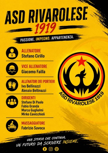 RIVAROLESE La conferma dello staff tecnico e dirigenziale RIVAROLESE La conferma dello staff tecnico e dirigenziale